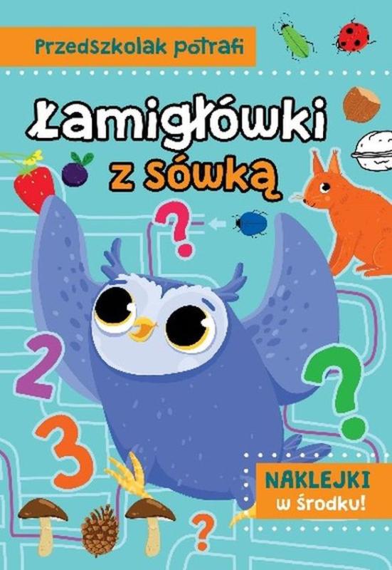 KSIĄŻECZKA PRZEDSZKOLAK POTRAFI ŁAMIGŁÓWKI Z SÓWKĄ
