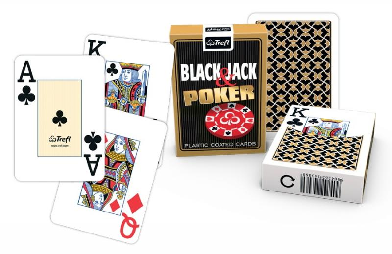 KARTY DO GRY 55 BLACK JACK-EMERALD