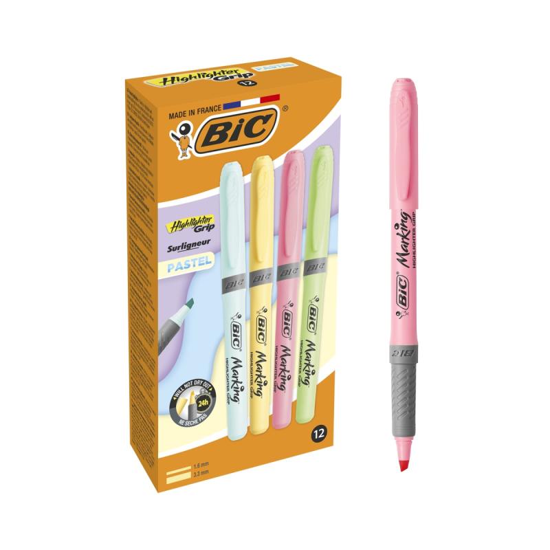 ZAKREŚLACZ BIC PASTEL A12