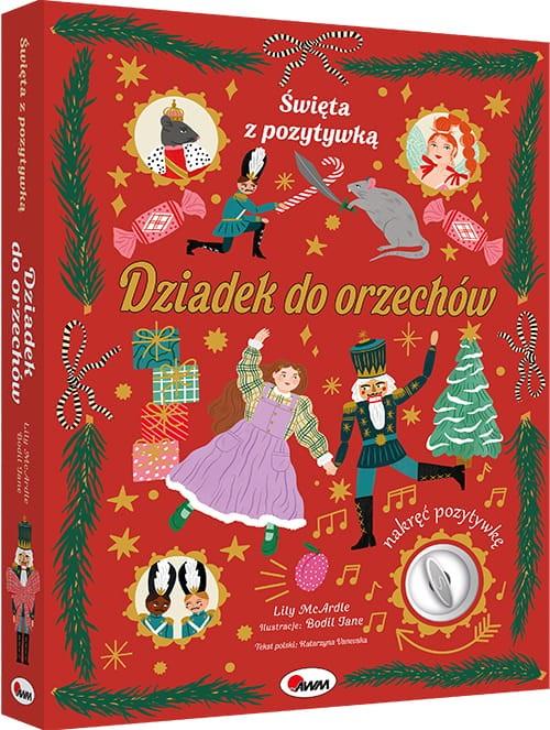 KSIĄŻECZKA ŚWIĘTA Z POZYTYWKĄ DZIADEK DO ORZECHÓW