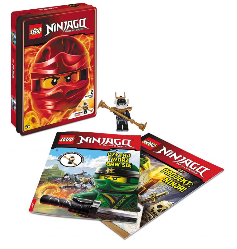 KSIĄŻECZKA LEGO NINJAGO. ZESTAW KSIĄŻEK Z KLOCKAMI LEGO.