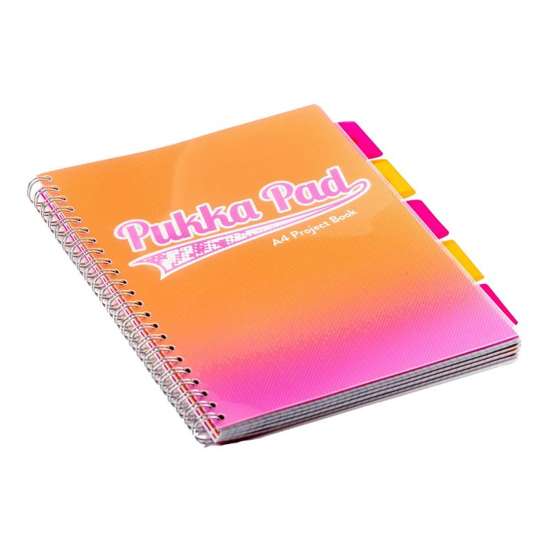 KOŁOZESZYT A4# PROJECT BOOK POMARAŃCZOWY