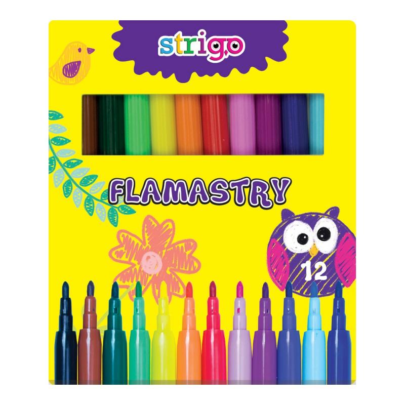 FLAMASTRY 12 KOL