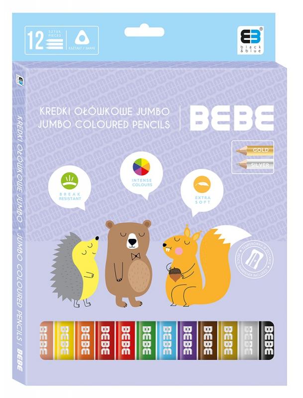 KREDKI OŁ.TR.JUMBO 12KOL BB KIDS PAS