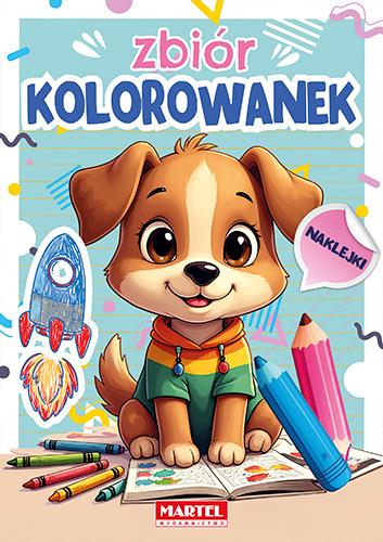 KSIĄŻECZKA ZBIÓR KOLOROWANEK Z NAKLEJKAMI