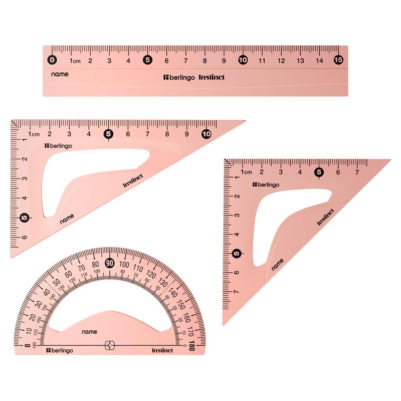 ZESTAW GEOMETRYCZNY BERLINGO INSTINCT MAŁY 15CM