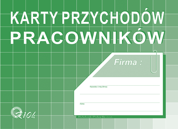 DRUK M KARTY PRZYCHODÓW PRACOWNIKÓW