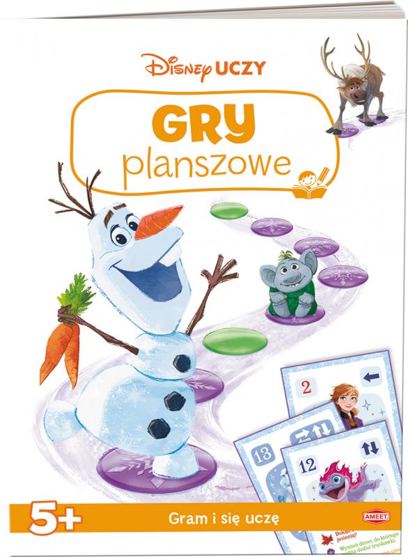 KSIĄŻECZKA DISNEY UCZY KRAINA LODU.GRY PLANSZOWE