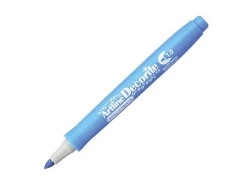 MARKER DECORITE 1MM MET.NIEB