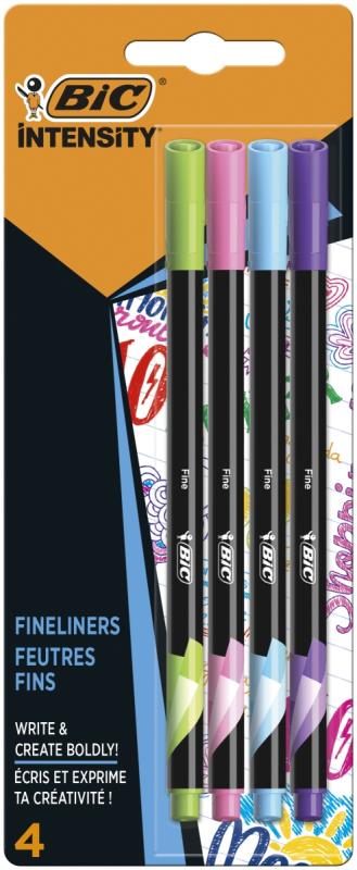CIENKOPISY BIC INTENSITY FINE FUN MIX 4 KOLORY