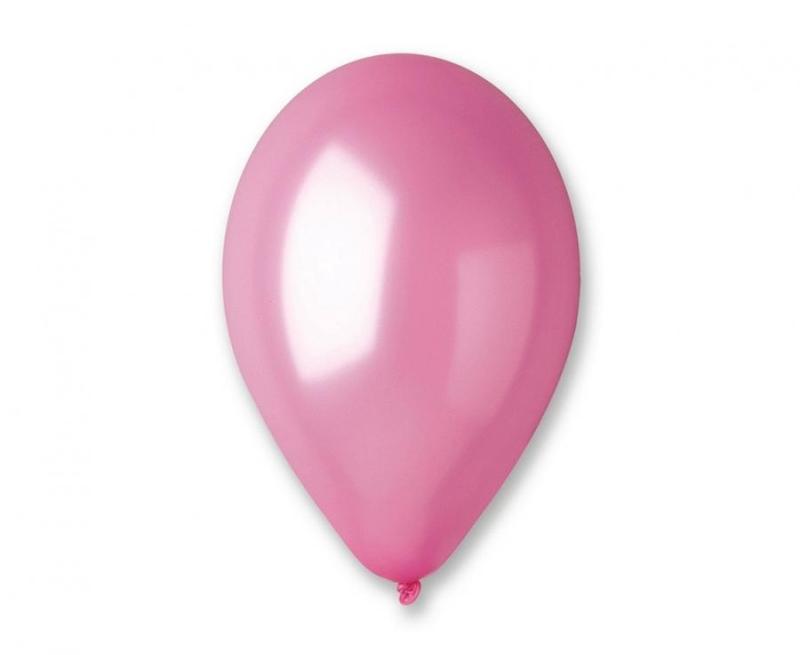BALON METAL 12 A100 RÓŻ