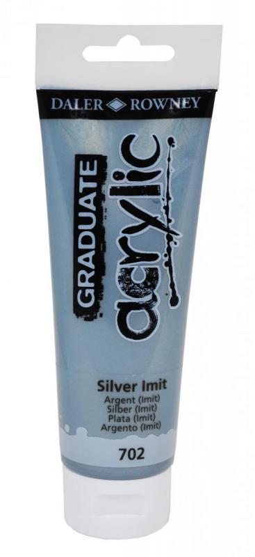 FARBY AKRYLOWE 120ML SILVER IMIT LYRA