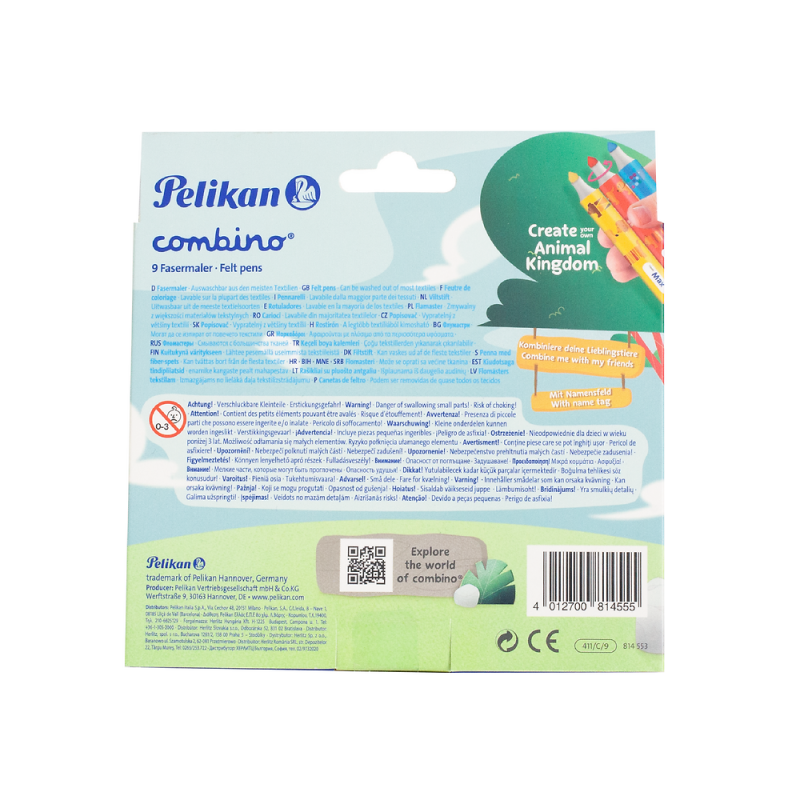 FLAMASTRY 9 PELIKAN COLORELLA SUP COMBIN C41