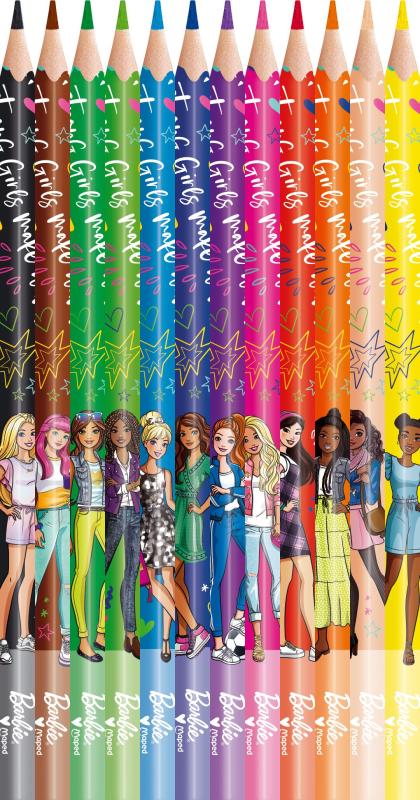 KREDKI 12 MAPED BARBIE
