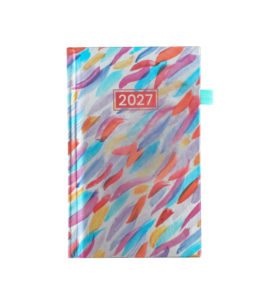 TERMINARZ 8X13 METALIC POŁYSK 2027