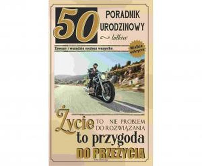KARTKA URODZINOWA 50 URODZINY