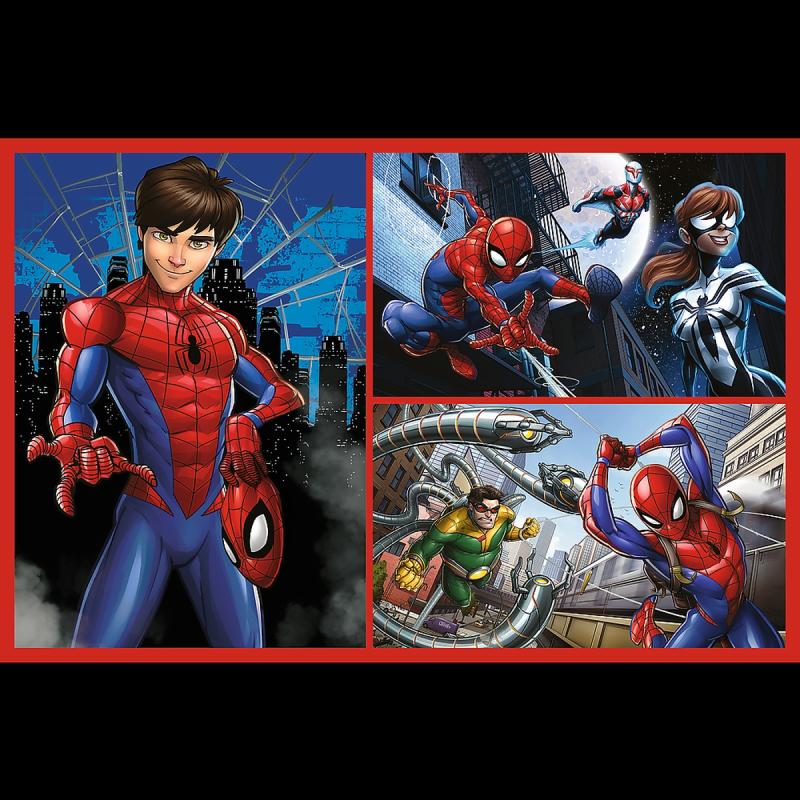 PUZZLE 2X70 TREFL PAJĘCZE HISTORIE-SPIDERMAN