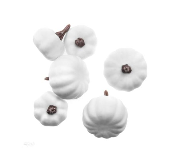 MINI DYNIE MIX 6SZT BIAŁE