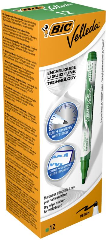 MARKER VELLEDA LIQUID POCKET ZIELONY