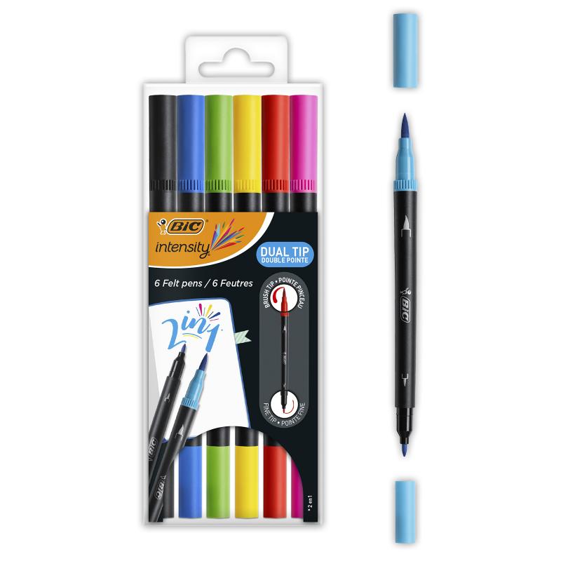 CIENKOPIS BIC DUAL TIP A'6 DWUSTRONNY