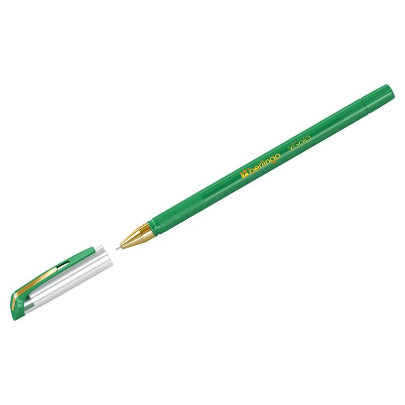 DŁUGOPIS KULKOWY BERLINGO ZIELONY 0,7MM XGOLD A/12