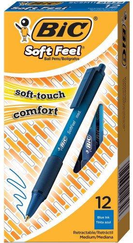 DŁUGOPIS BIC SOFTFEEL CLIC GRIP PD12 NIEBIESKI