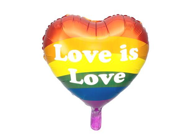 BALON FOLIOWY LOVE IS LOVE, 35CM, MIX WALENTYNKI