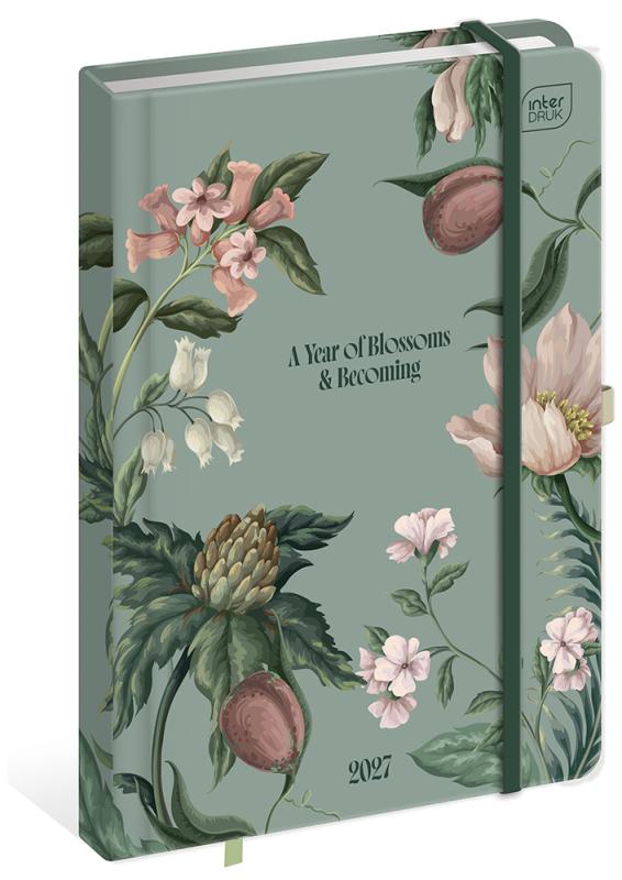 KALENDARZ KSIĄŻKOWY A5 192 MAT + UV WILD FLOWERS 2027