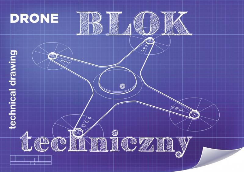 BLOK TECHNICZNY A4/10 BIAŁY TOP ECO 140G