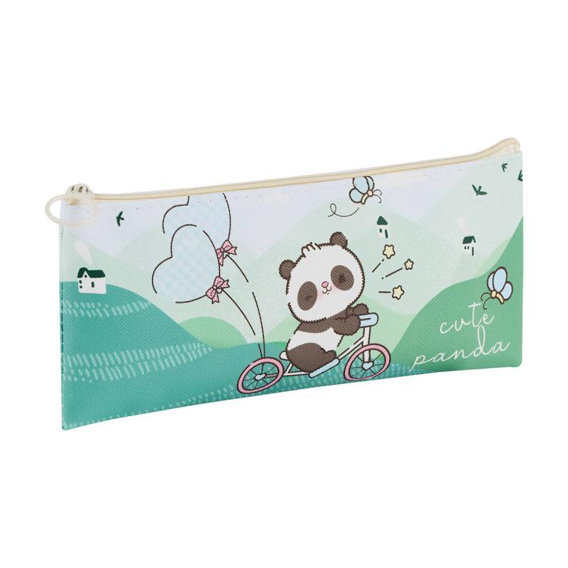 PIÓRNIK SASZETKA MESHU CUTE PANDA EKOSKÓRA 20X10CM