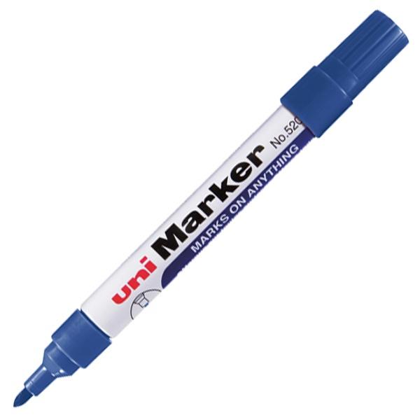 MARKER UNI 520F NIEBIESKI