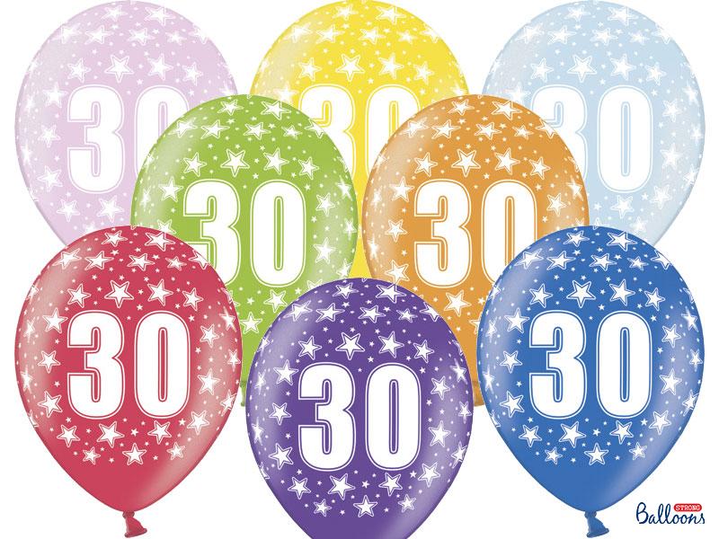 BALONY 30TH BIRTHDAY METALLIC MIX A'50