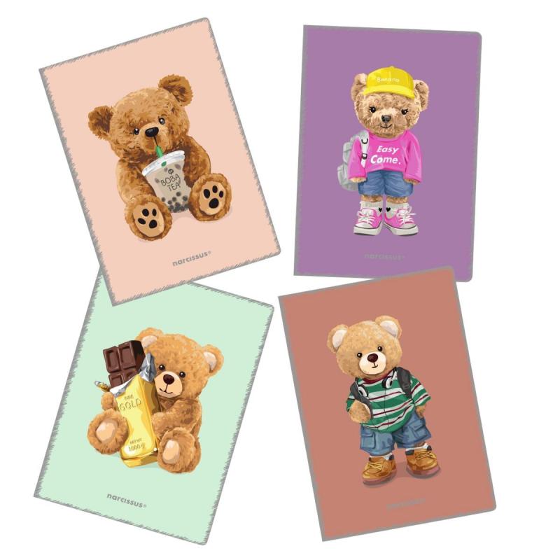 ZESZYT A4/60 # PP TEDDIES 80G NARCISSUS