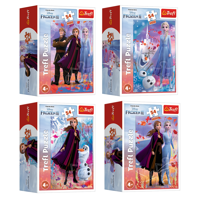 PUZZLE 54 MINI W ŚWIECIE ANNY I ELSY