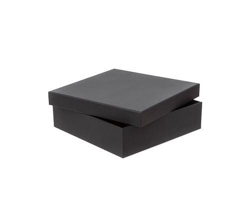 PUDEŁKO TEKTUROWE 23,5X23,5X6,5CM CZARNY