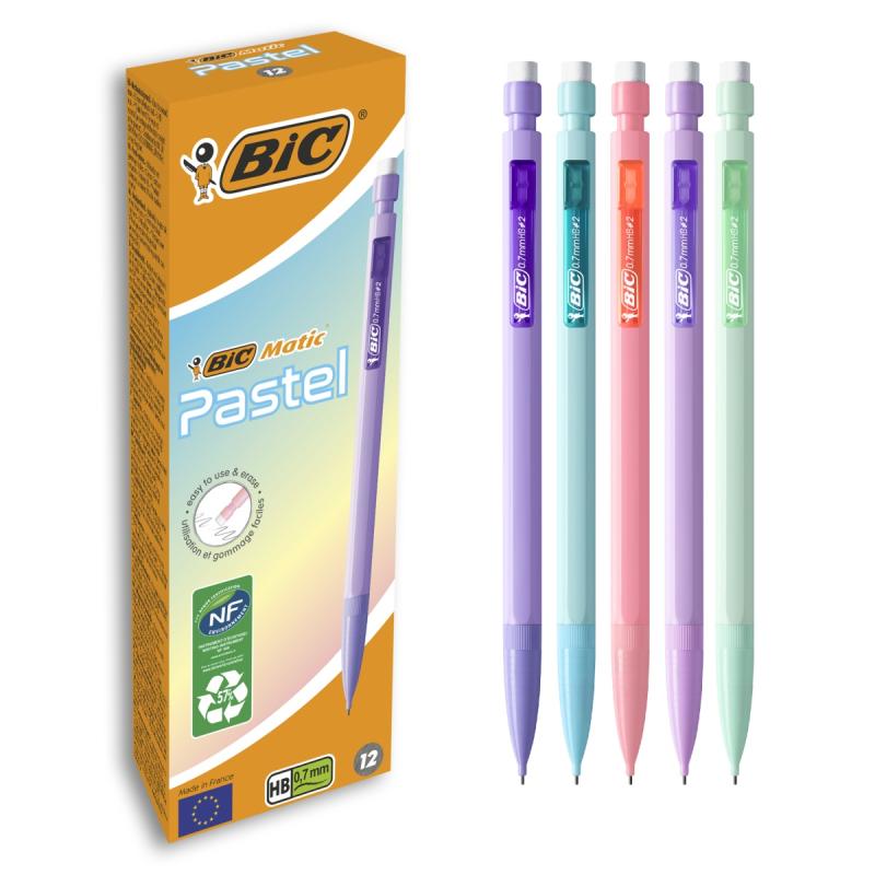 OŁÓWEK AUTOMATYCZNY BIC MATIC PASTEL 0,7 HB A12