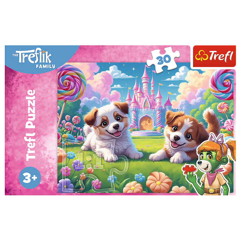 PUZZLE 30 TREFL ŚWIAT PEŁEN UŚMIECHU