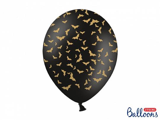 BALONY STRONG NIETOPERZE PASTEL BLACK 30CM A'6