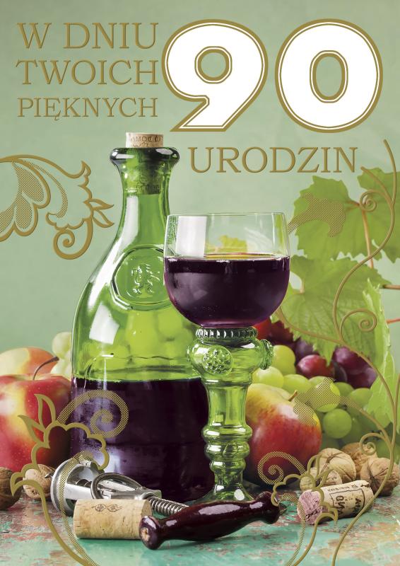 LAURKA B6 POLMAK Z GĄBKĄ URODZINY BUTELKI