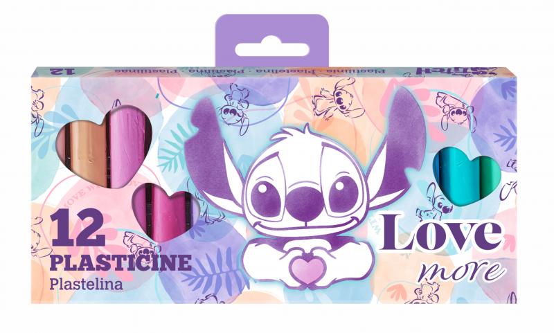 PLASTELINA 12 KOL. PASTEL - STITCH PASTEL DISNEY FASHION