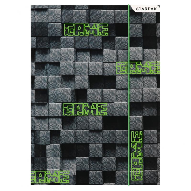 TECZKA Z GUMKĄ A4 PIXEL MIX2 STK FOL10 100