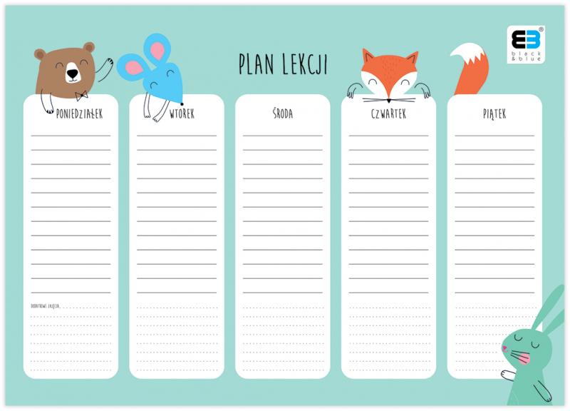 PLAN LEKCJI A4 B&B KIDS PASTEL A/10