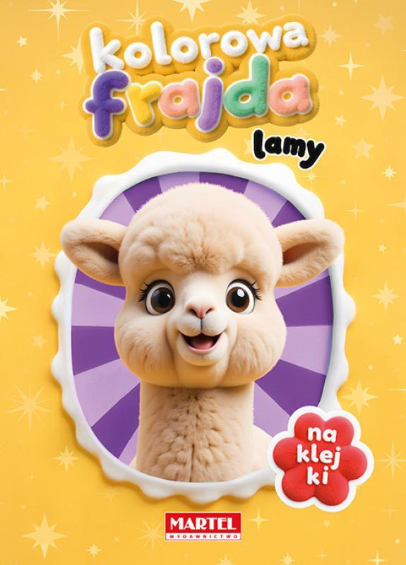 KSIĄŻECZKA KOLOROWA FRAJDA. LAMY Z NAKLEJKAMI