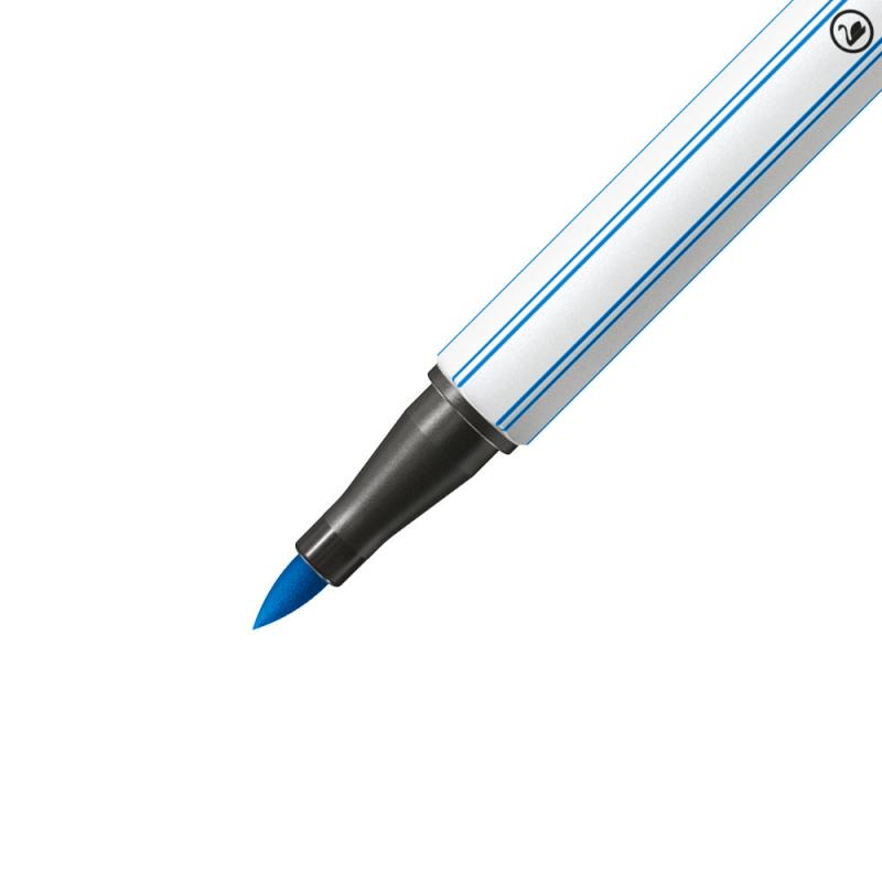 PISAKI STABILO 68 BRUSH CIEMNO NIEBIESKI