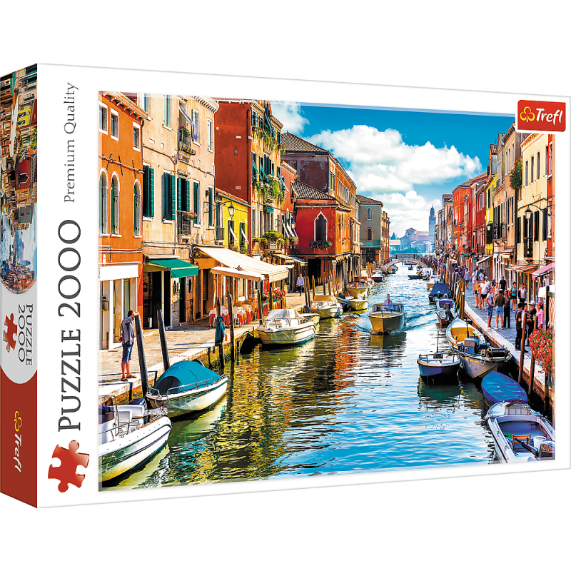 PUZZLE 2000 TREFL WYSPA MYRANO WENECJA