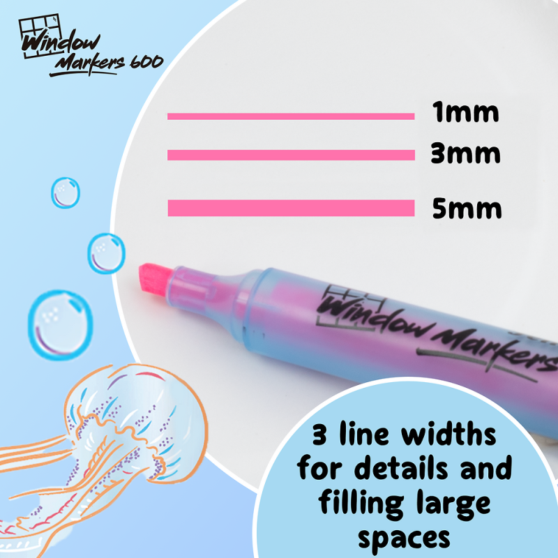 MARKERY PELIKAN 8 DO SZYB 600 MIX BX