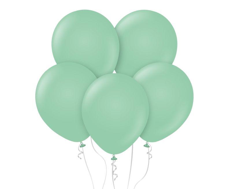 BALONY BEAUTY&CHARM PASTELOWE MIĘTOWE 12' A'50