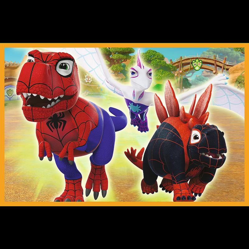 PUZZLE 2X24 TREFL SPIDEY I DINOZAUR