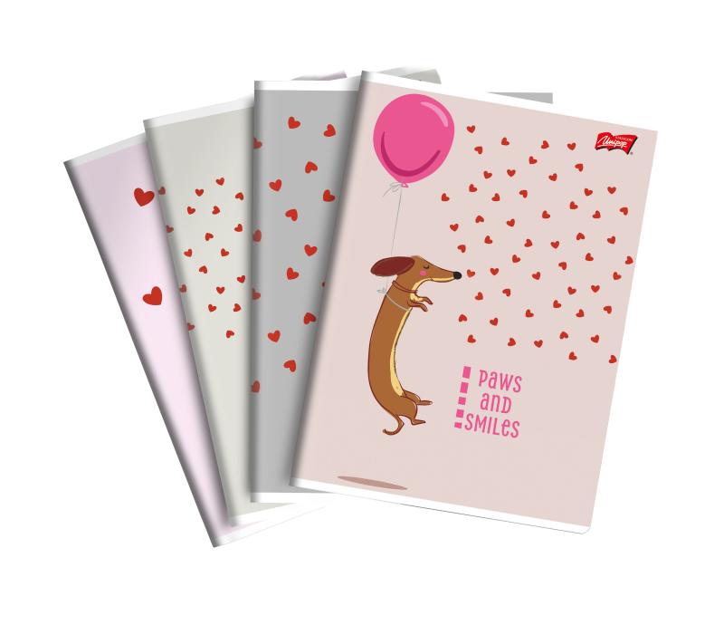 ZESZYT A5/32 # LOVELY DACHSHUND LAMINOWANY