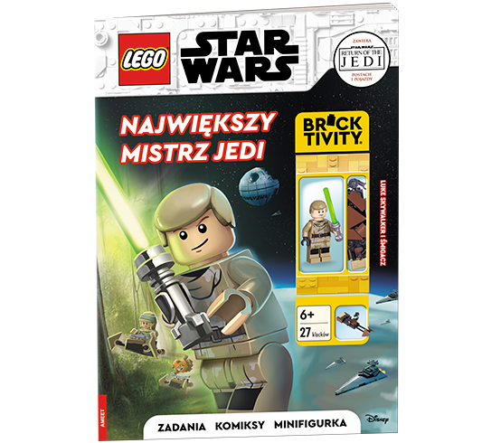 KSIĄŻECZKA LEGO STAR WARS. NAJWIĘKSZY MISTRZ JEDI